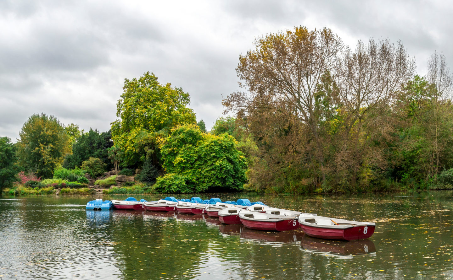 Boating Lake in Battersea Park