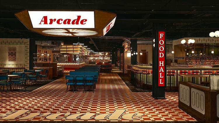 Arcade Food Hall Battersea