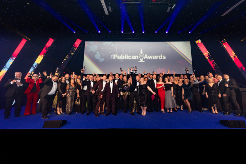 Photograph of awards presentation at The Publican Awards