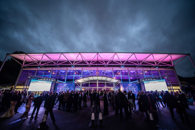 Exterior shot of Evolution London hosting the AV Avards 2019
